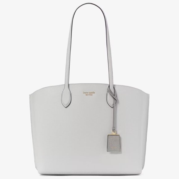 Kate Spade Large Suite Work Tote Crossgrain Leather - Stone Path Multi KF895 - Picture 1 of 6